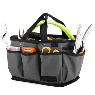 Wear-resistant & Reusable Home Organizer Gardening Tote Storage Bag,Garden Tool Bag With Pockets